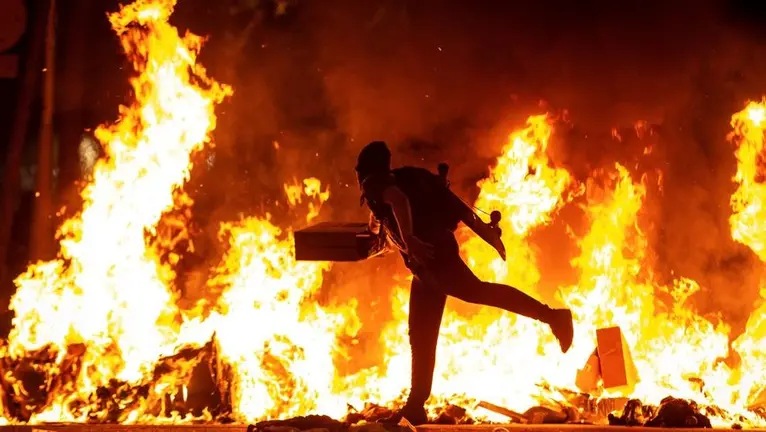 Imagen incendio en Catalu&ntilde;a