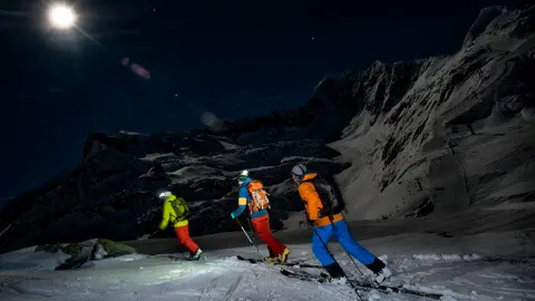 esquiar-noche