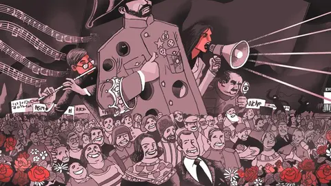 Imagen la botella populista
